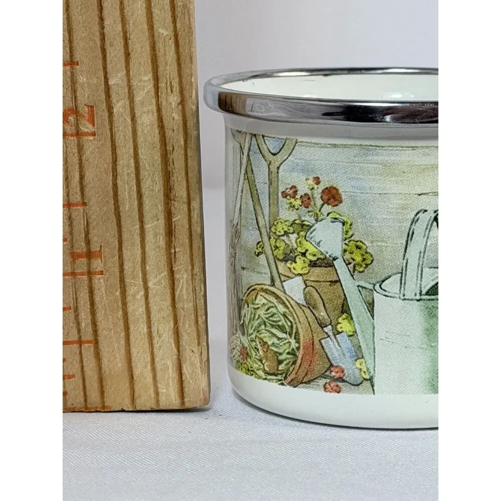 Beatrix Potter Peter Rabbit Enamelware Childs Bowl Mug Tea Cup Garden 2017
